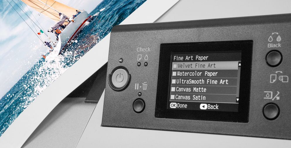 Epson High Quality Print auf Leichtschaumplatte Epson High Quality Print auf Leichtschaumplatte