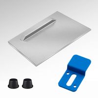 Spiegelblech Aufhänger 70x70mm und 100x100mm Spiegelblech Aufhänger 70x70mm und 100x100mm