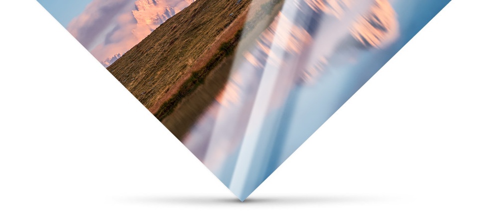 Hochwertiges Plexiglas - Acrylglasfoto Oberfläche